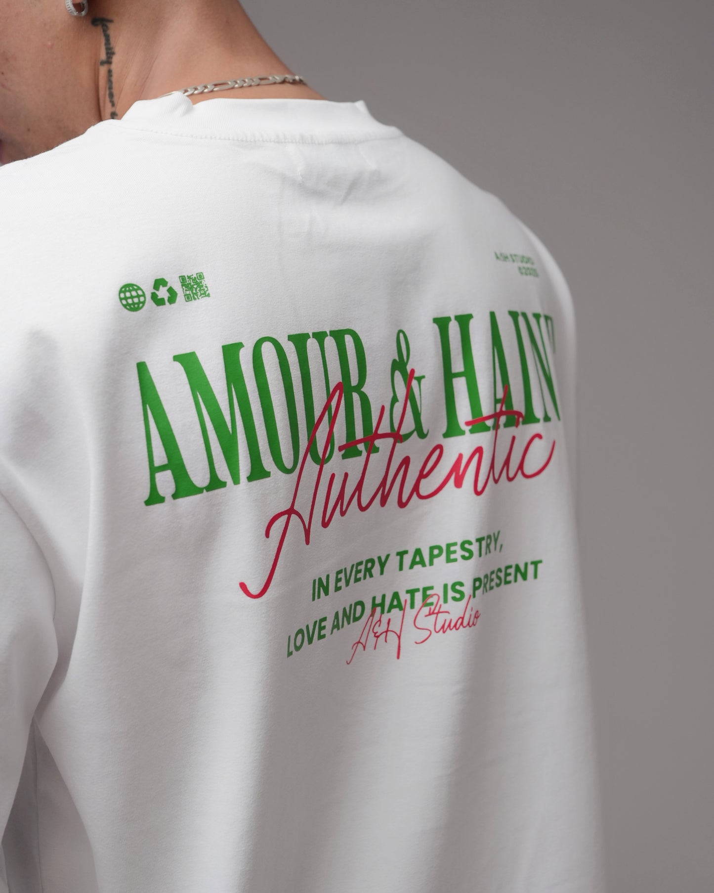 T-SHIRT A&H | Authentic White