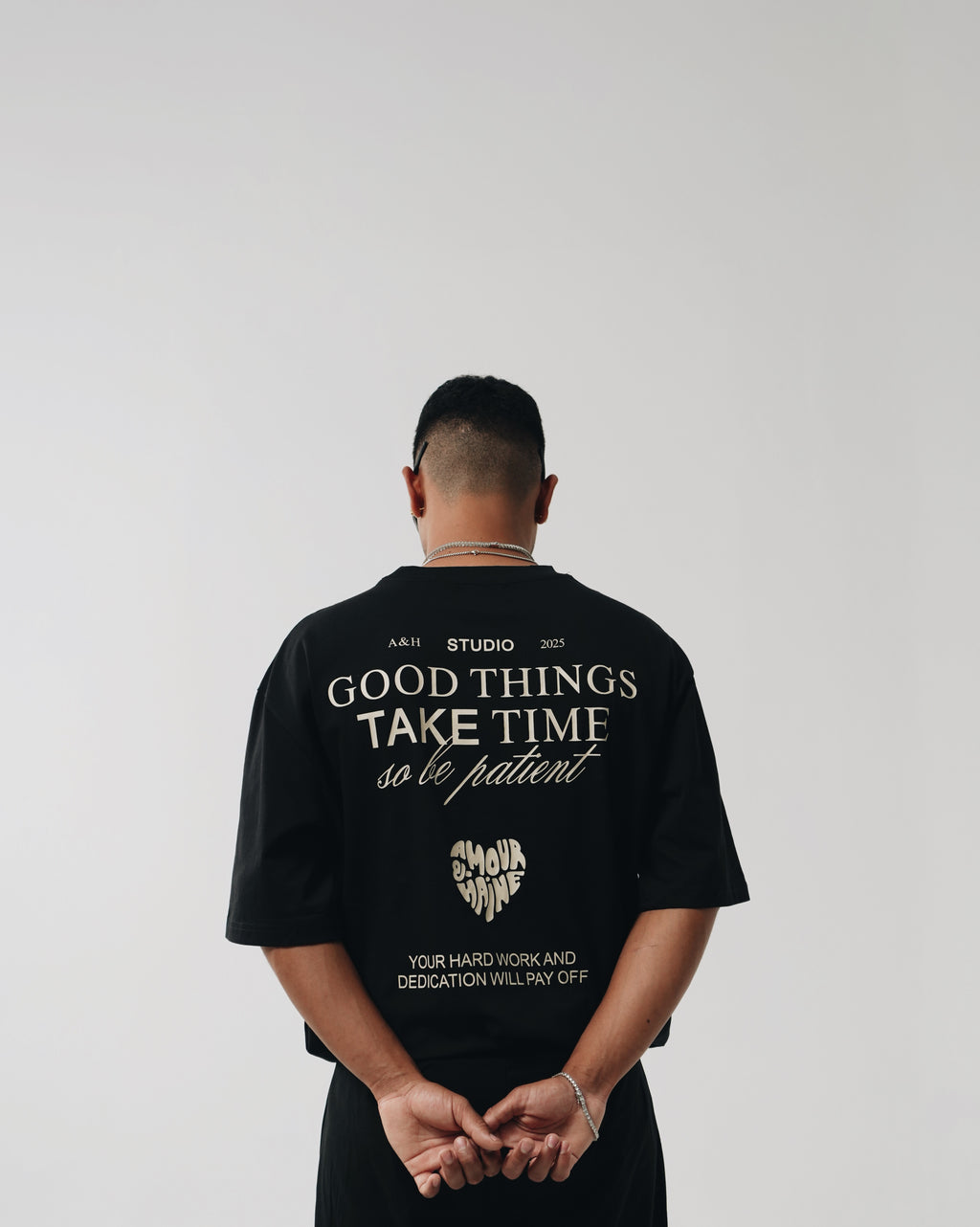 TSHIRT A&H | Take Time Black