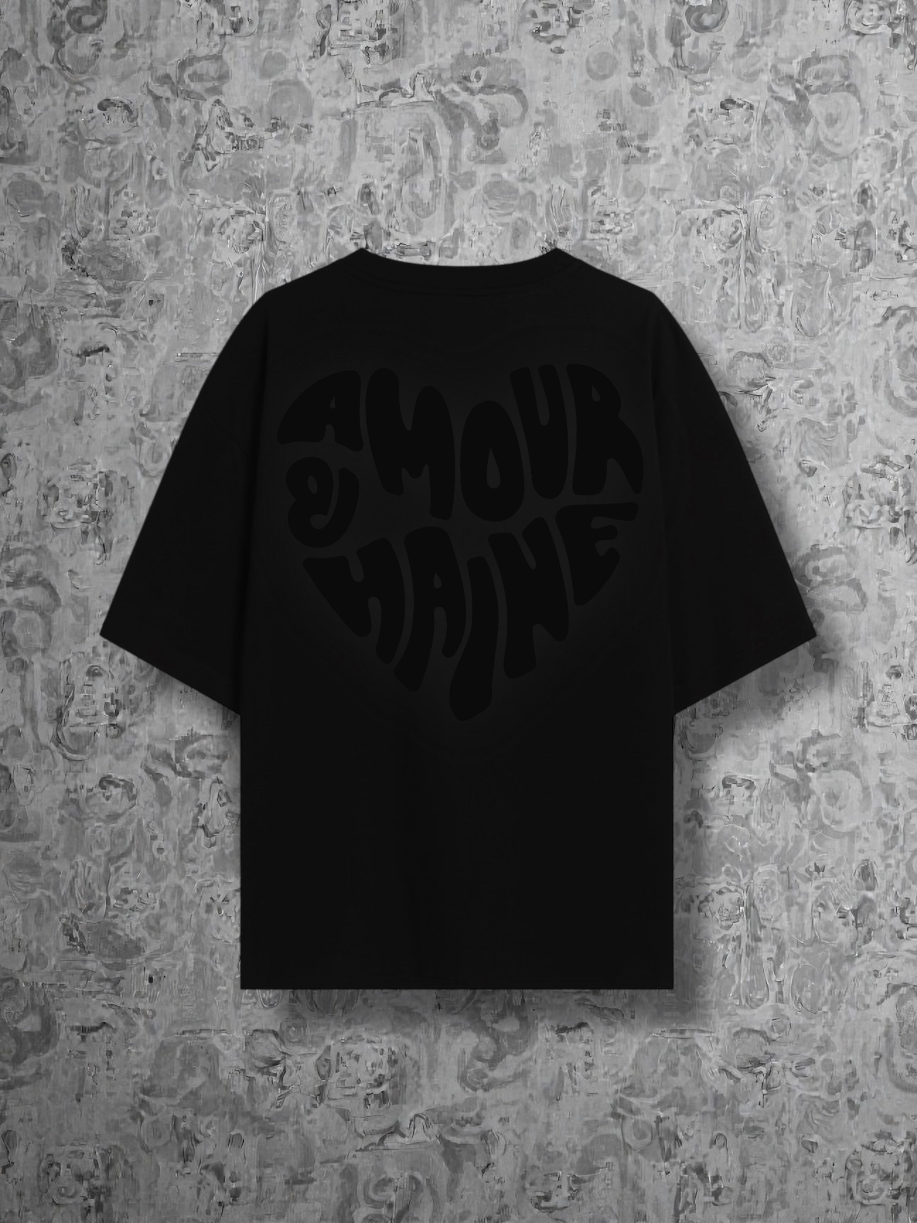 TSHIRT A&H | Big Heart Black