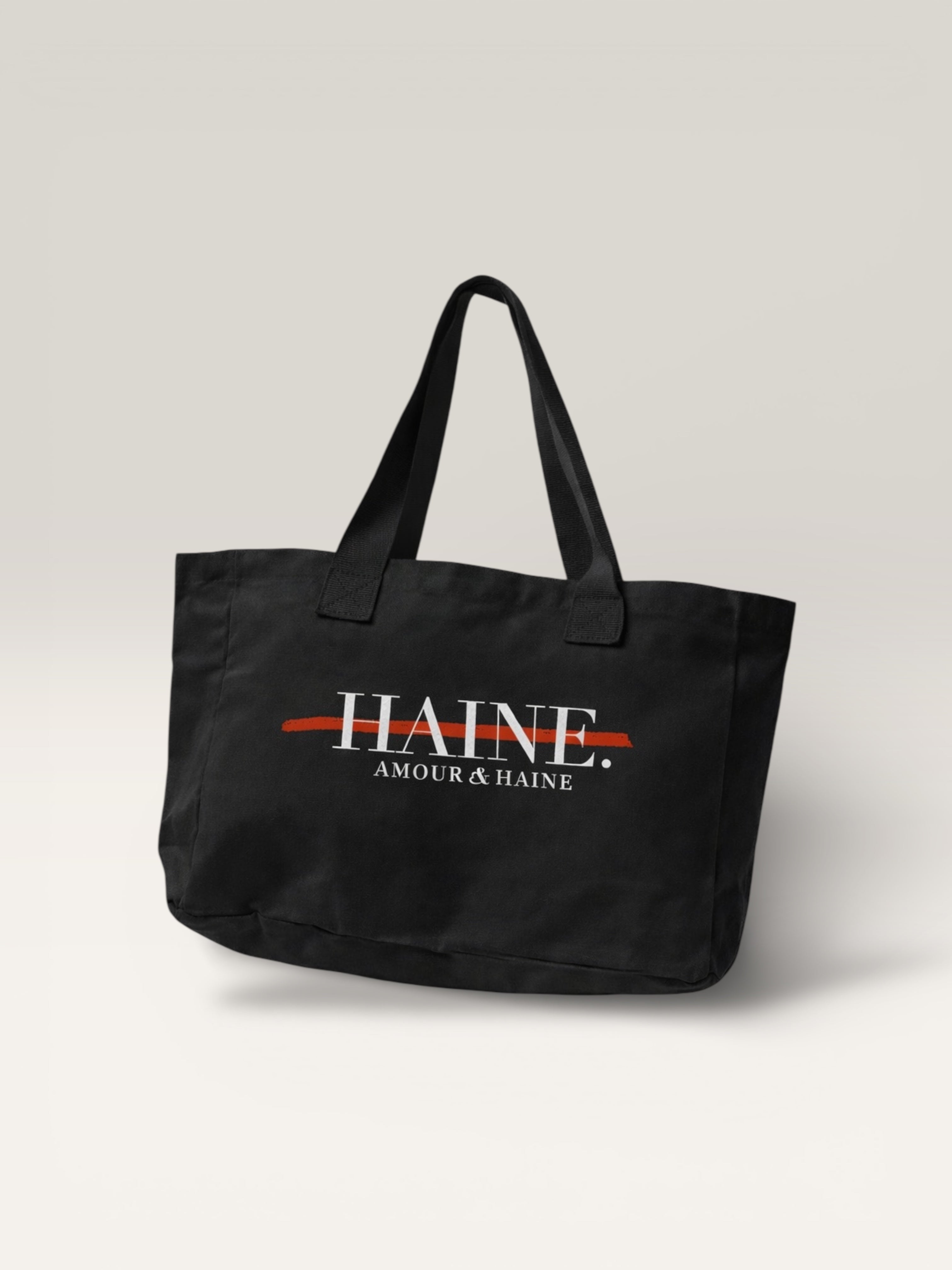 TOTE BAG A&H - Amour & Haine Black