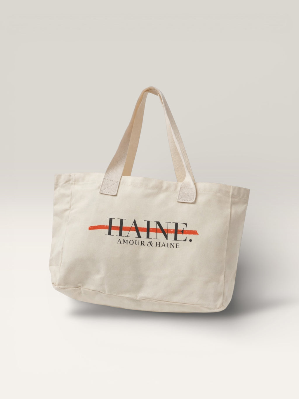 TOTE BAG A&H - Amour & Haine White