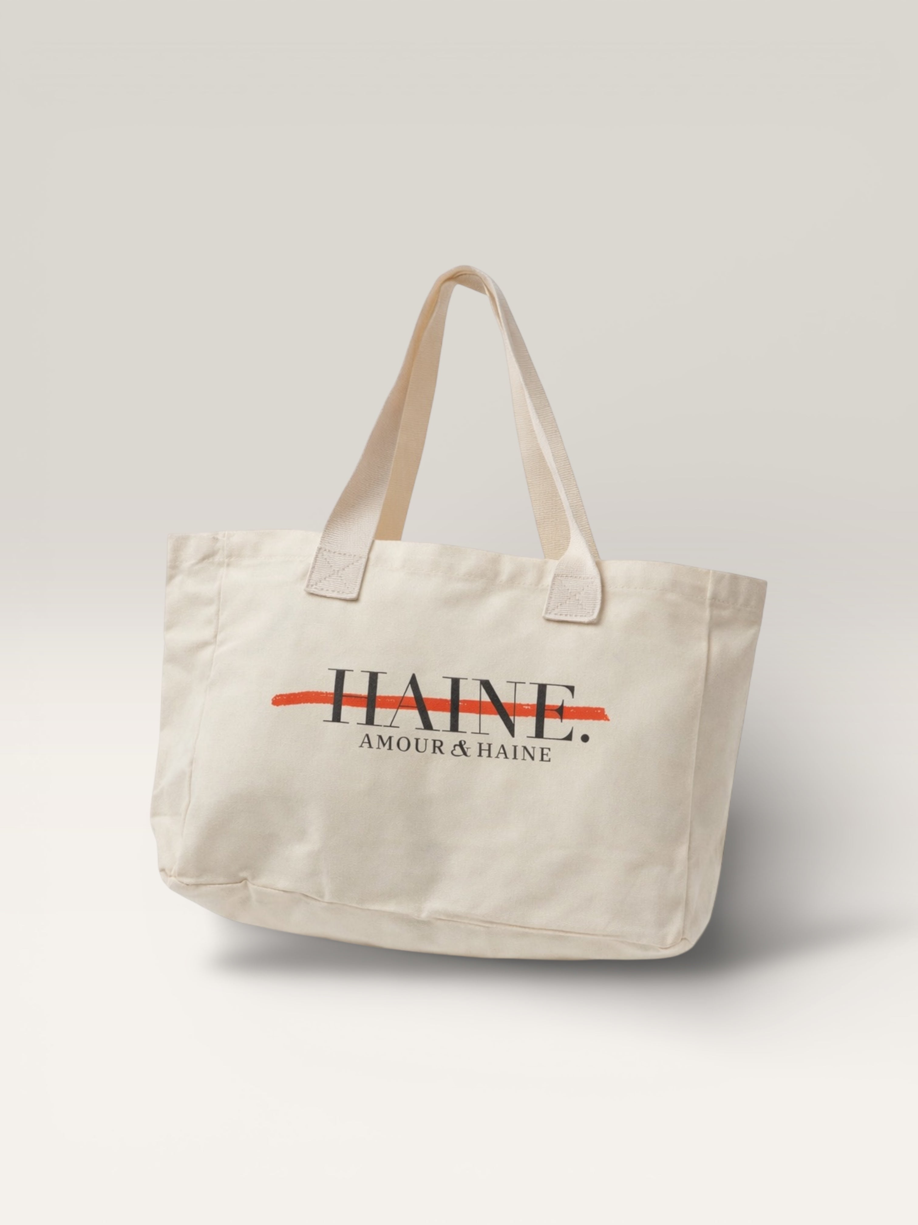 TOTE BAG A&H - Amour & Haine White