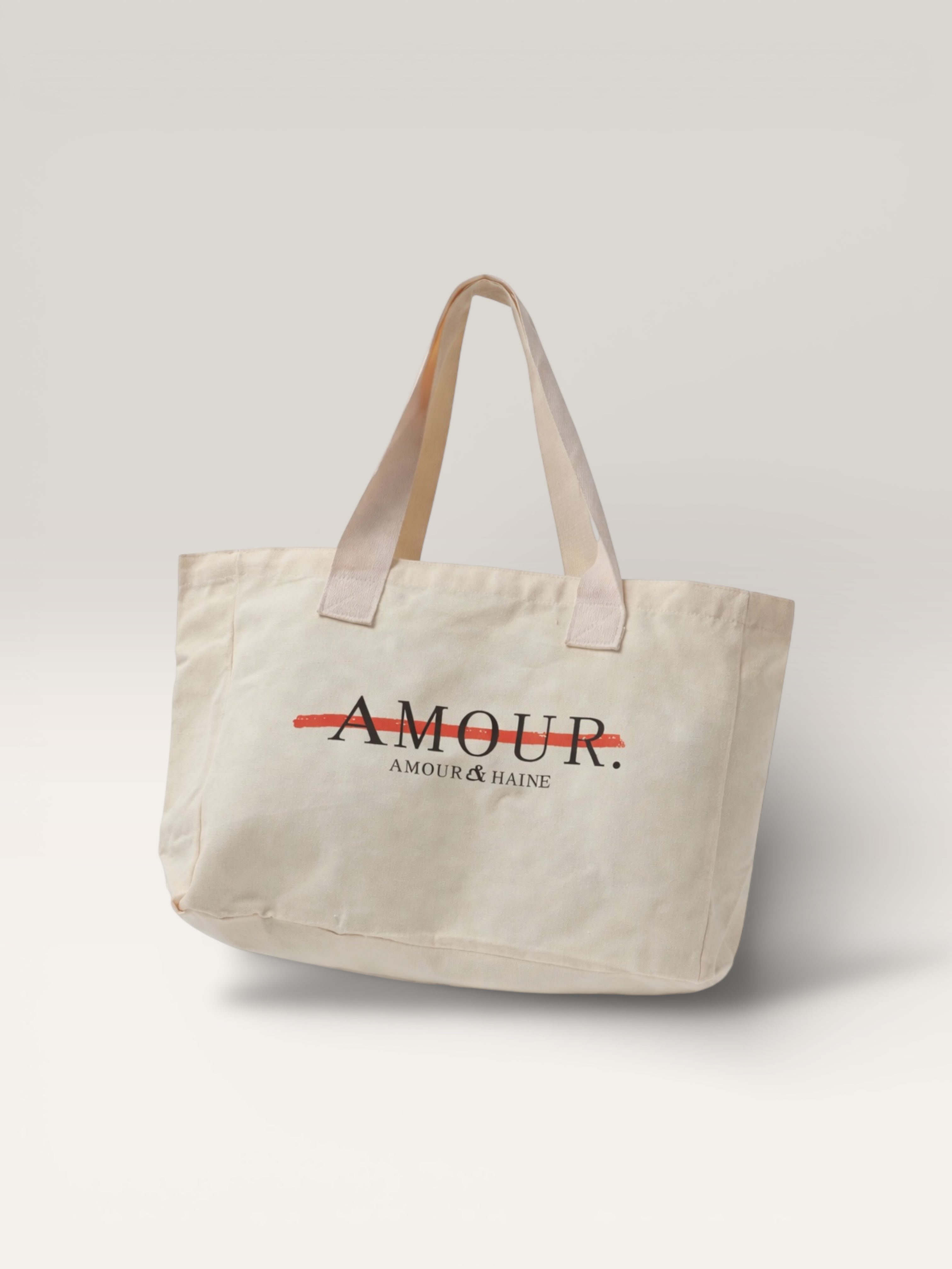 TOTE BAG A&H - Amour & Haine White