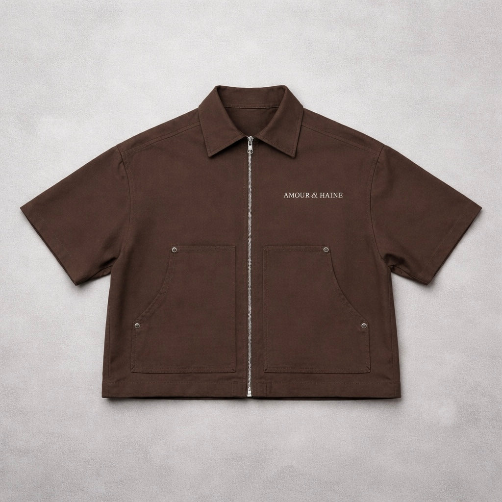 CHEMISE A&H - Amour & Haine Brown