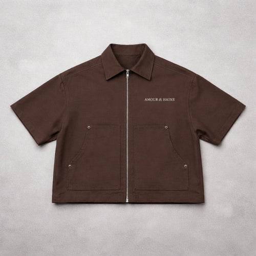CHEMISE A&H - Amour & Haine Brown
