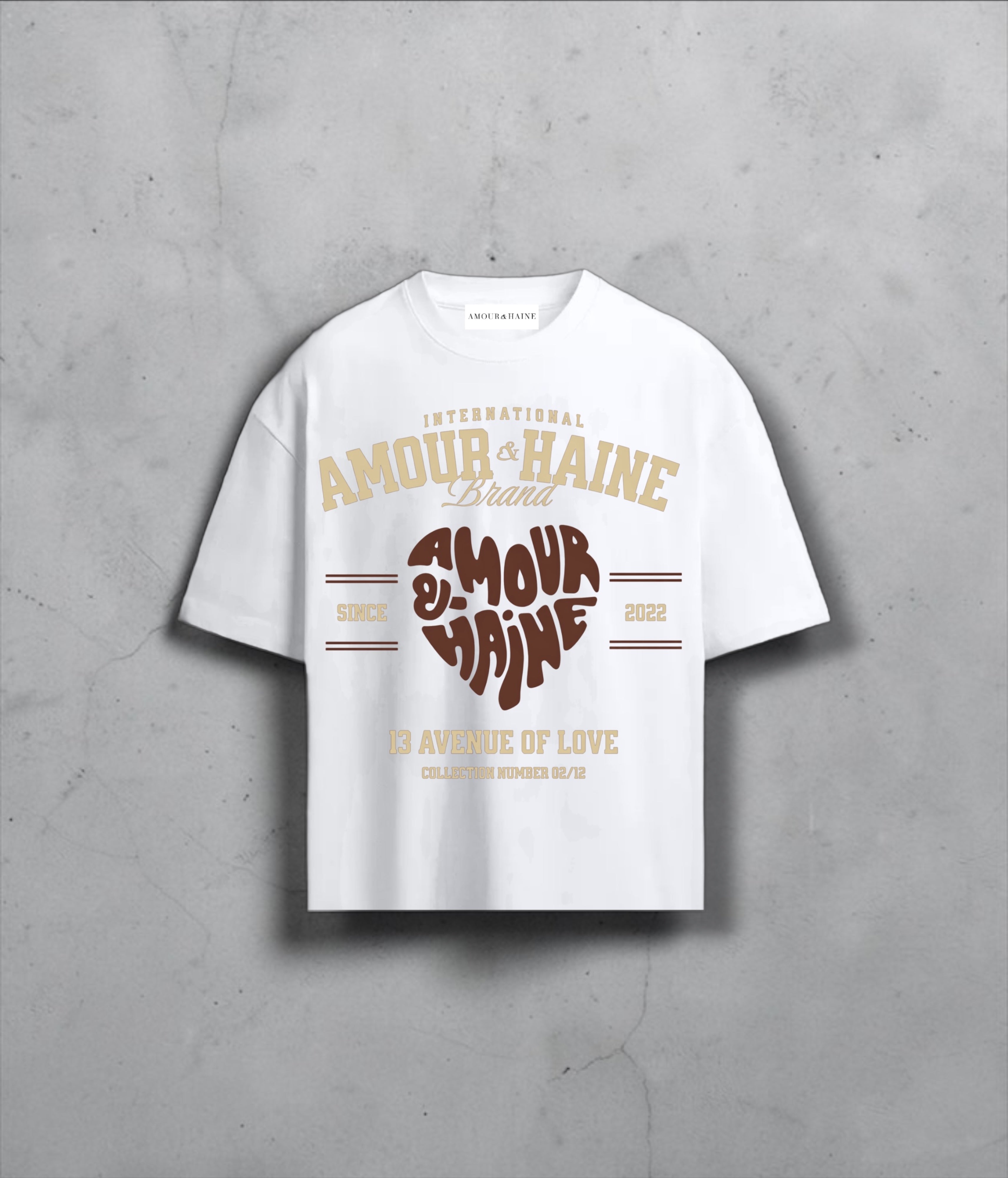 TSHIRT A&H | Love Avenue White