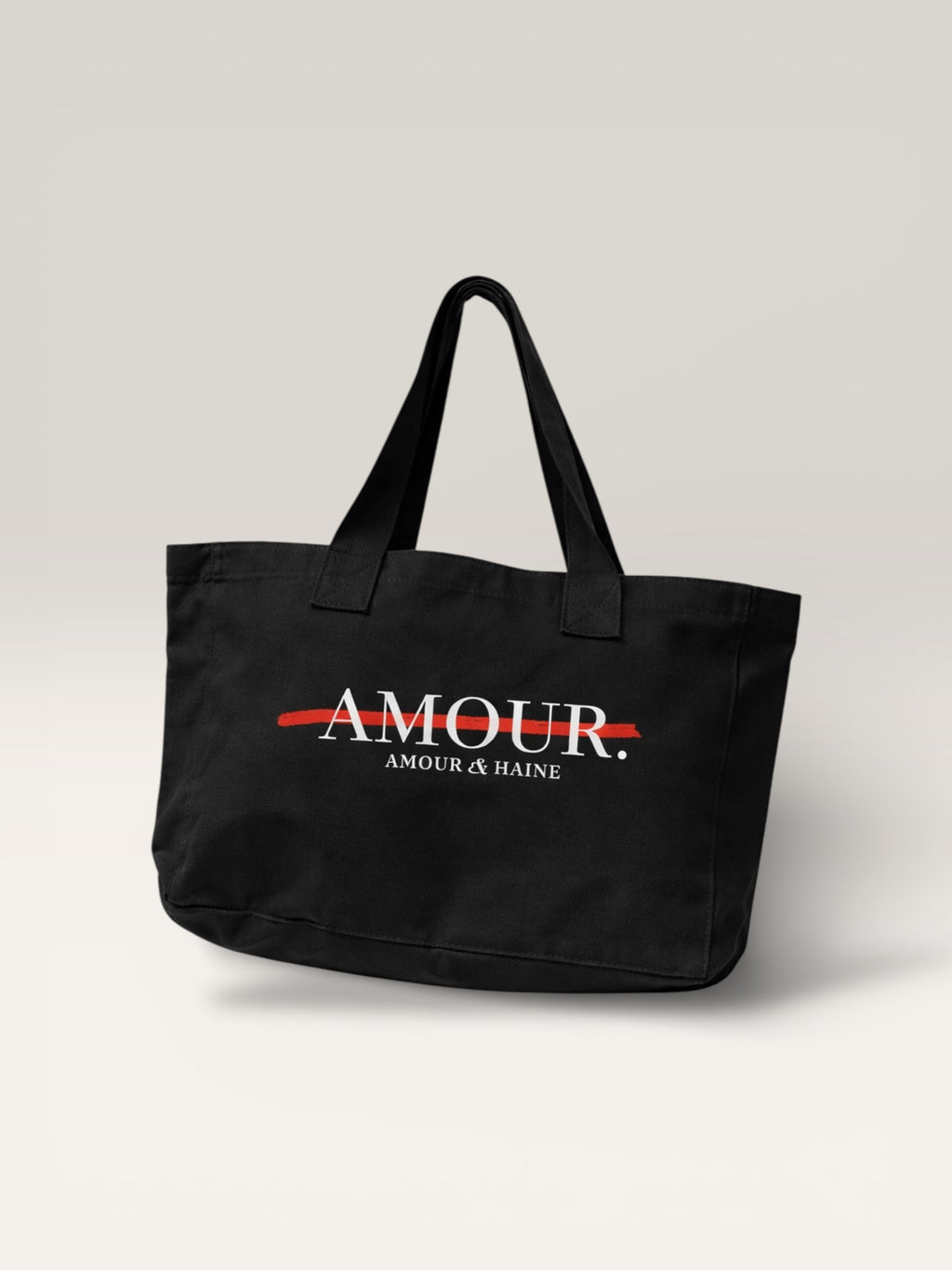 TOTE BAG A&H - Amour & Haine Black