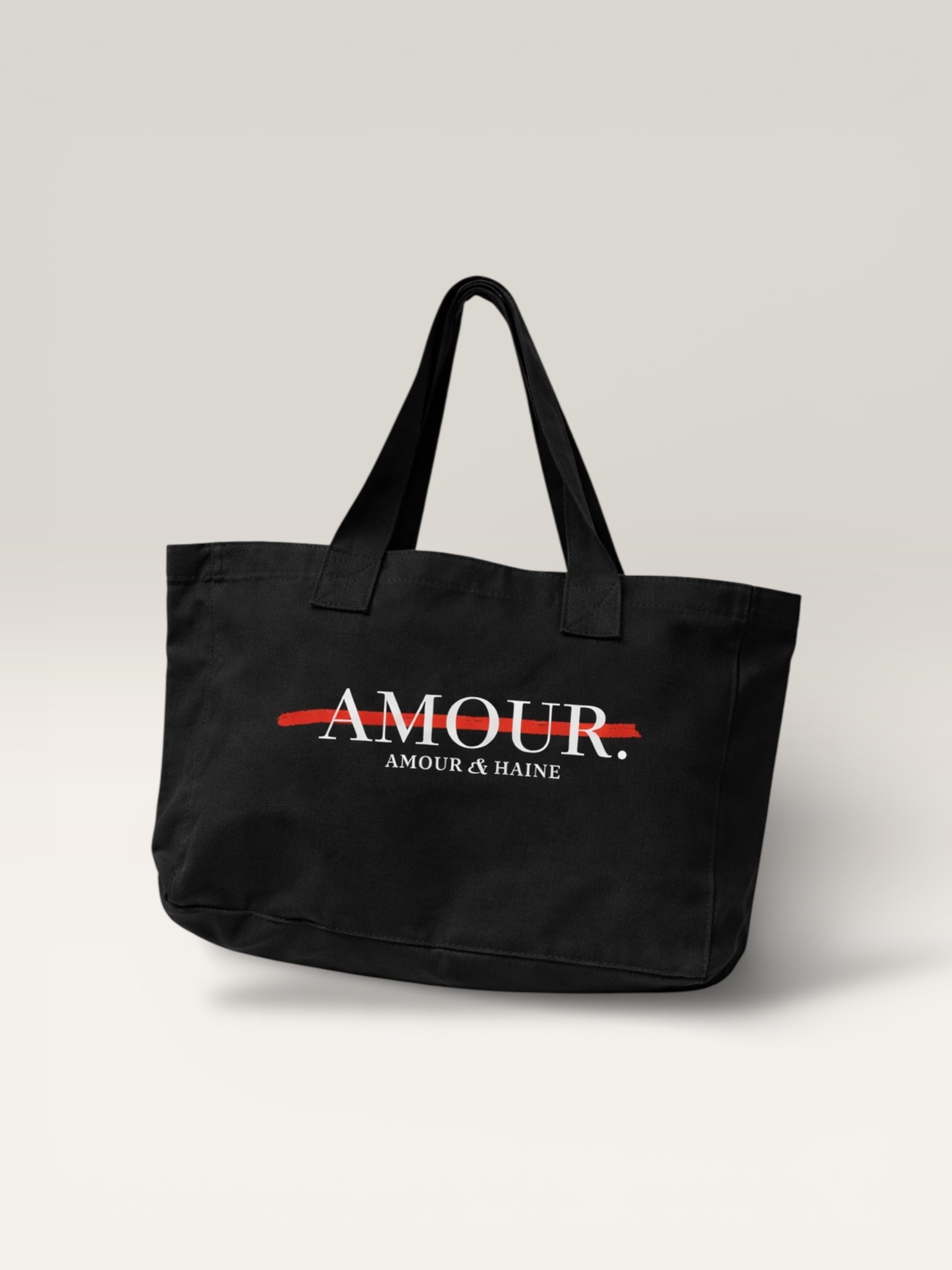 TOTE BAG A&H - Amour & Haine Black