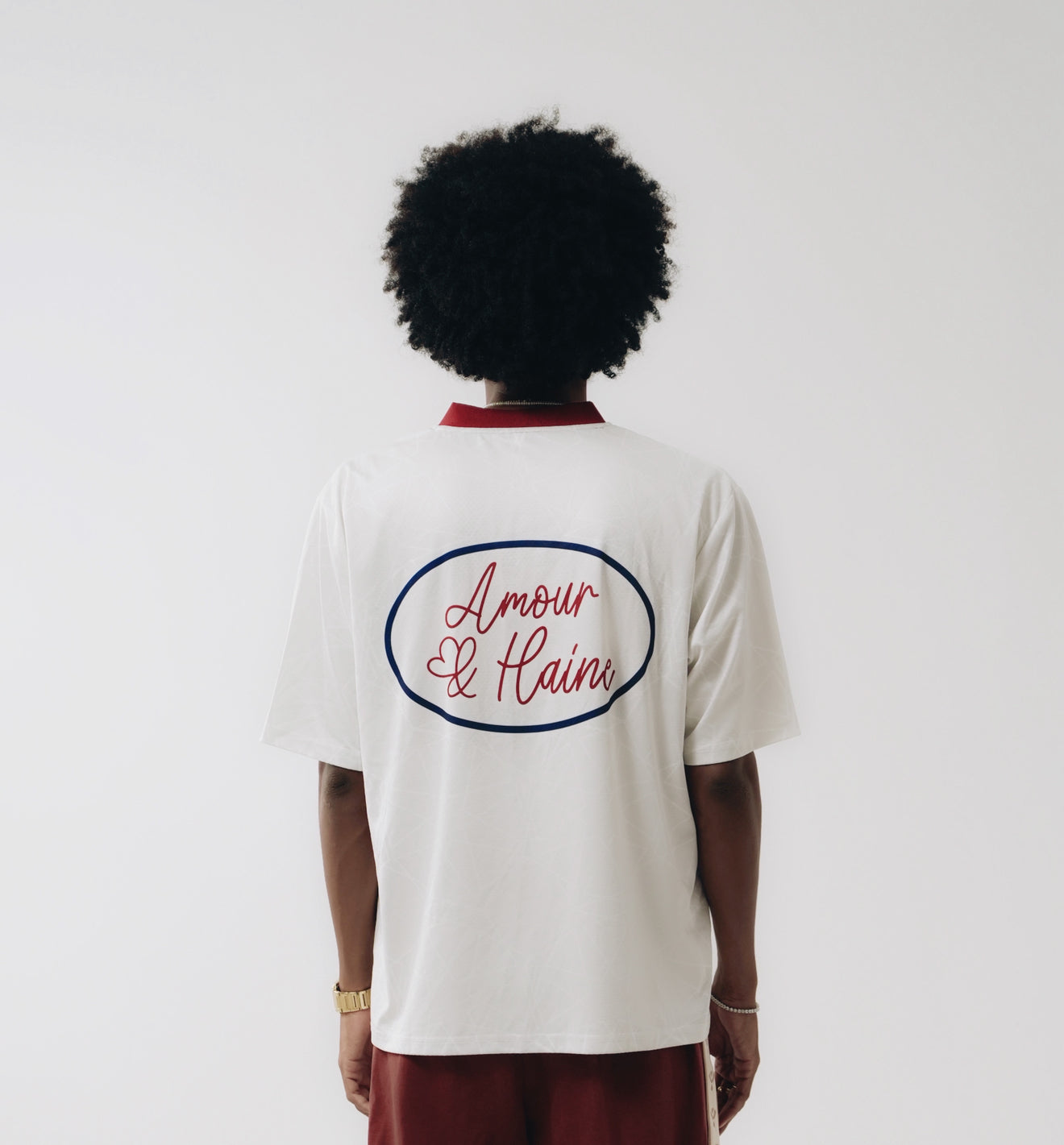 JERSEY AMOUR & HAINE - Cream White