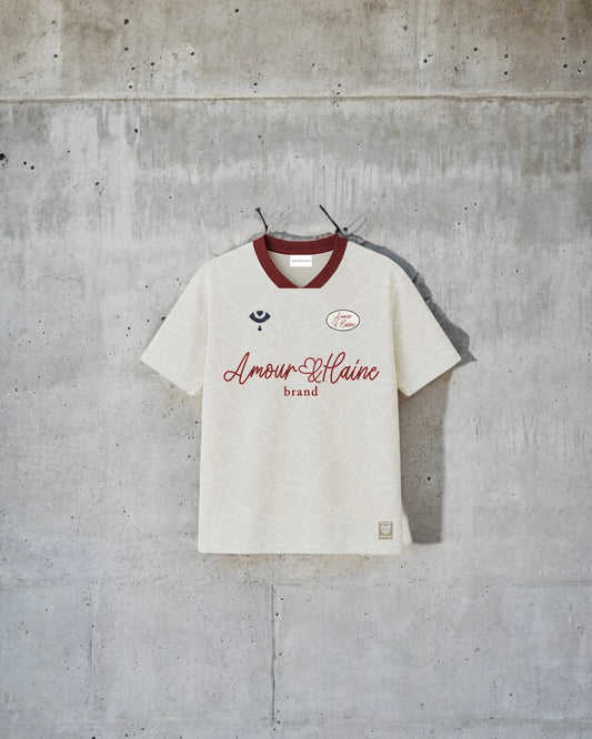 JERSEY AMOUR & HAINE - Cream White