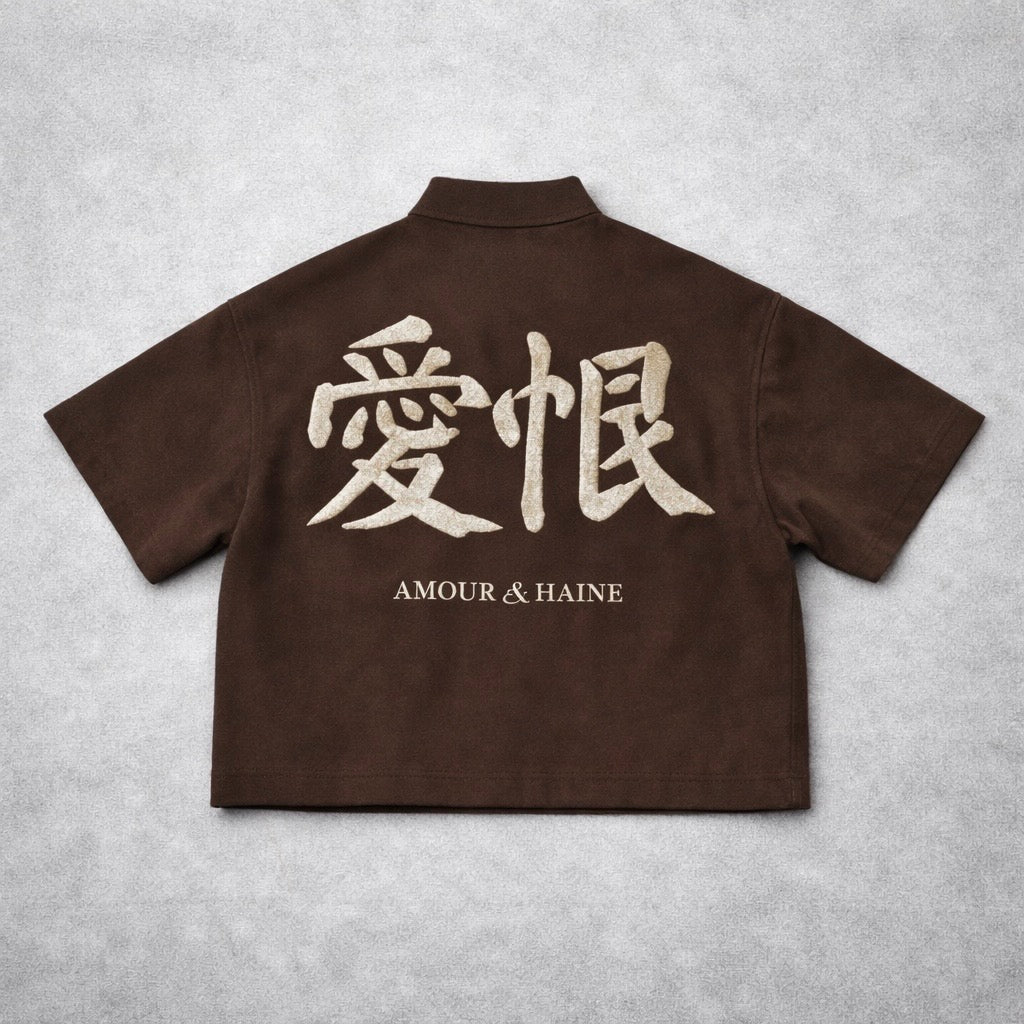 CHEMISE A&H - Amour & Haine Brown