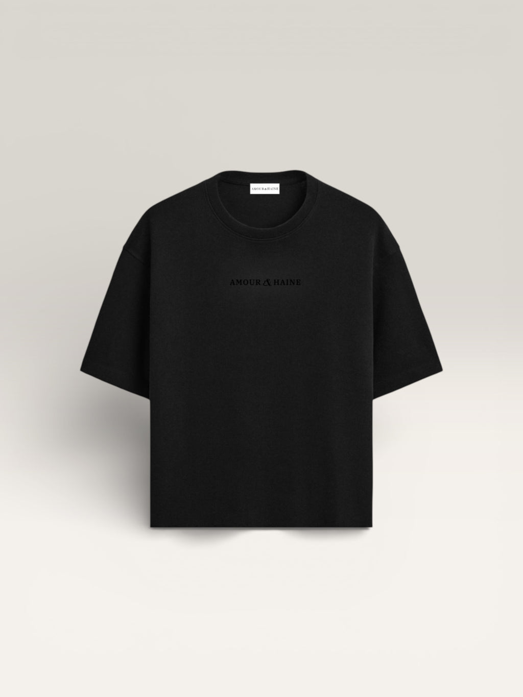 TSHIRT A&H | Big Heart Black