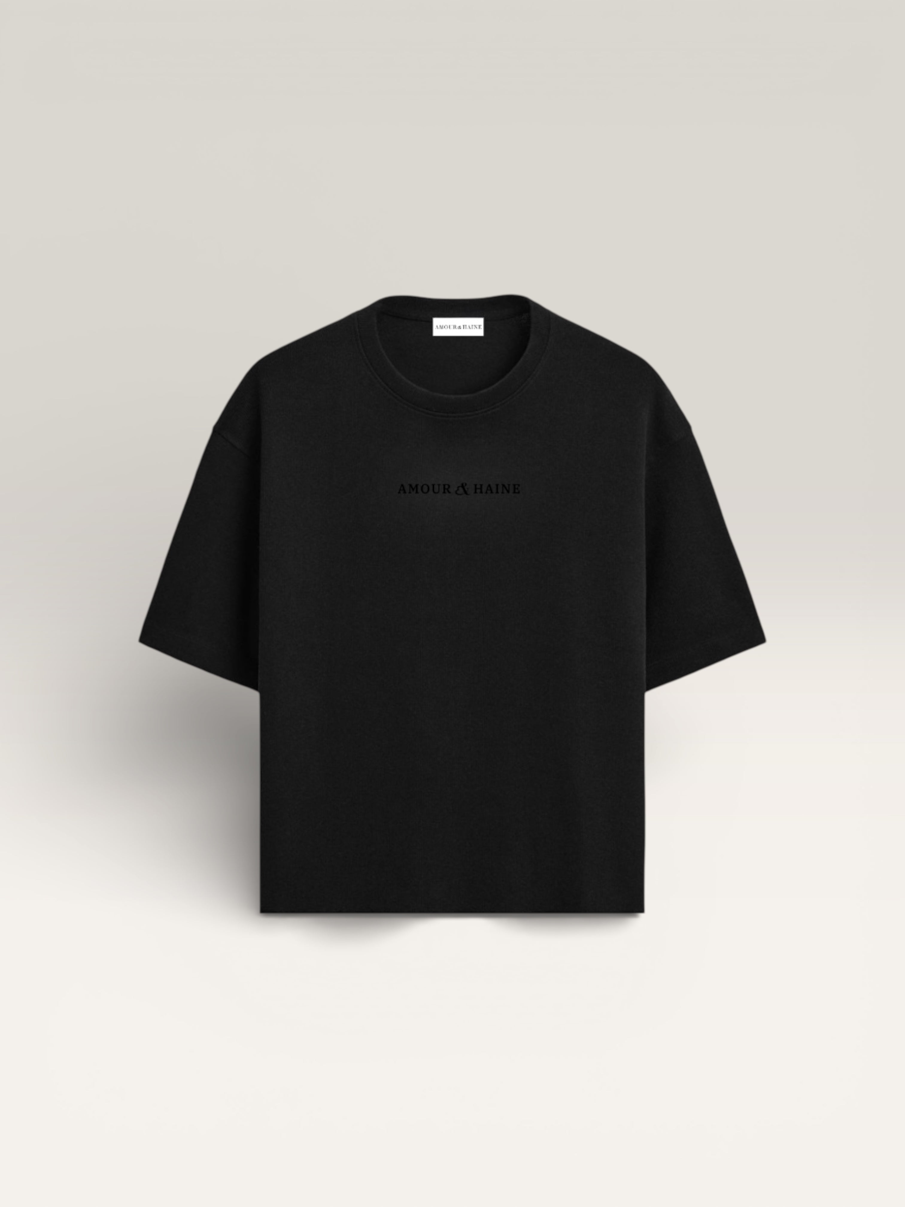 TSHIRT A&H | Big Heart Black