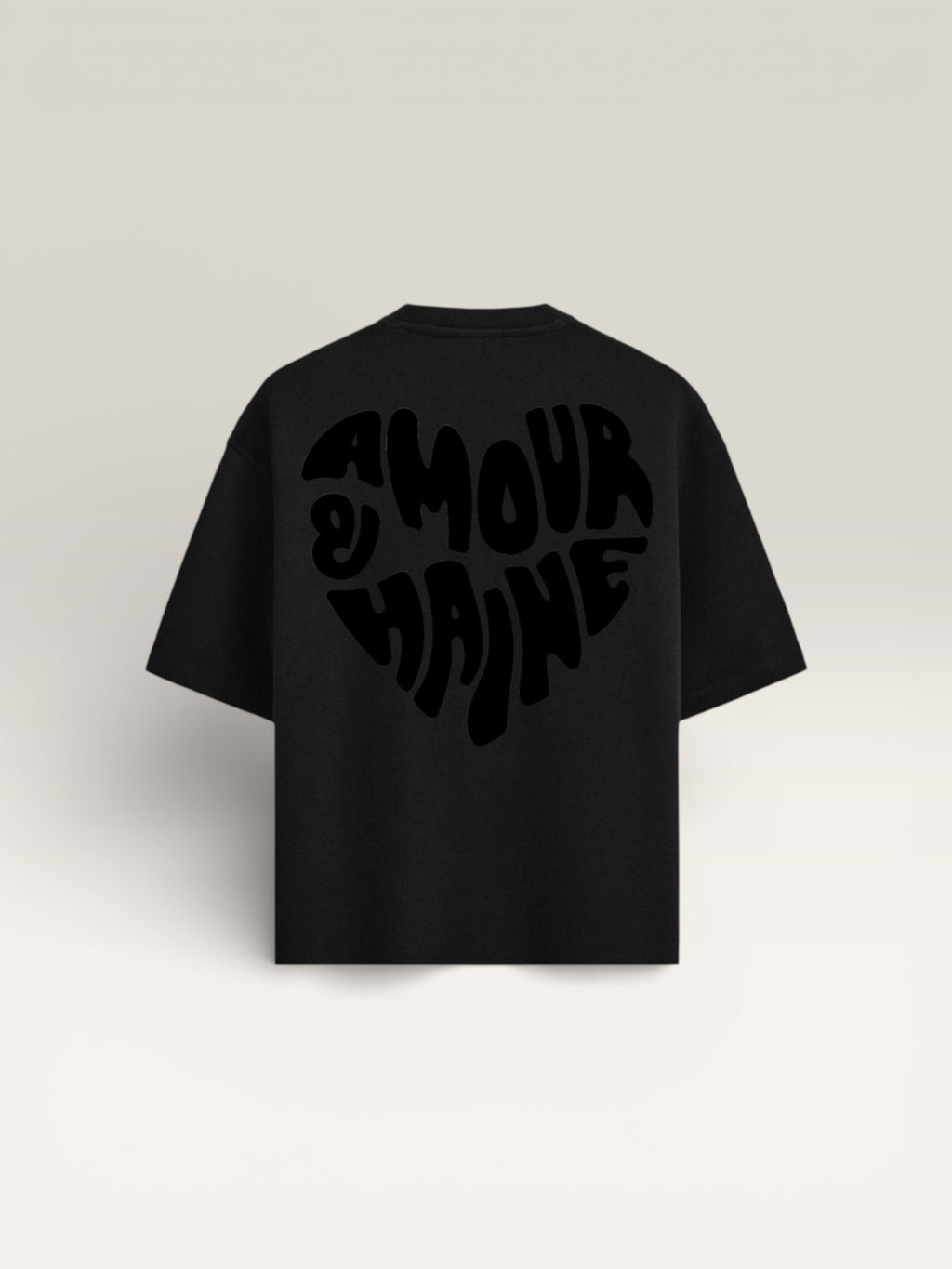 TSHIRT A&H | Big Heart Black
