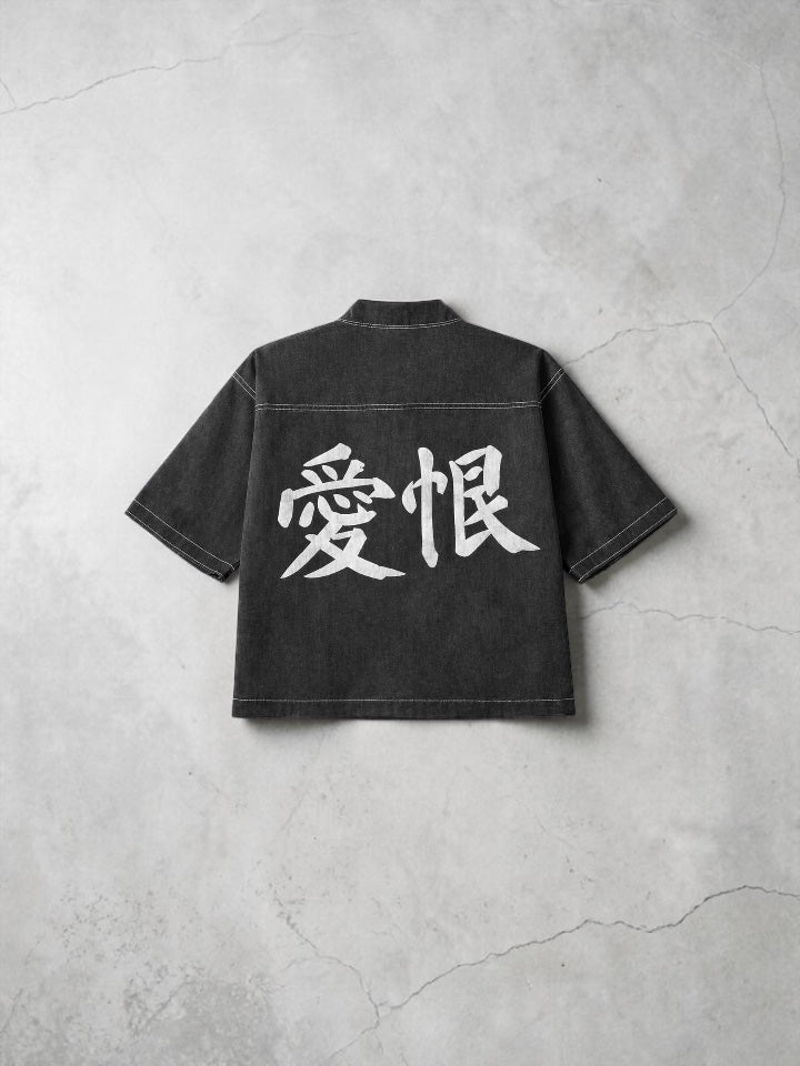 KIMONO A&H | Amour & Haine Dark Grey | Édition Limitée