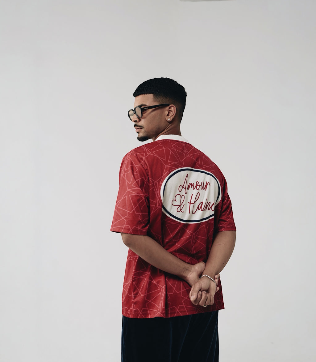 JERSEY AMOUR & HAINE - Red